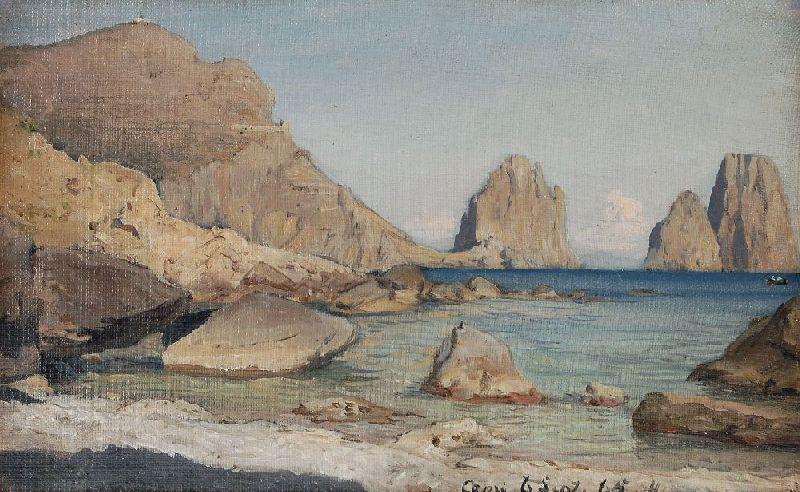 Albert Hertel Capri China oil painting art